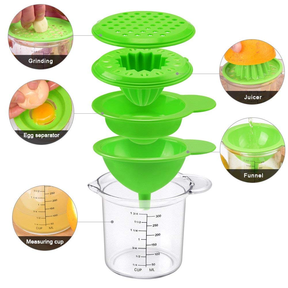 Plastic Measuring Cups with Lids