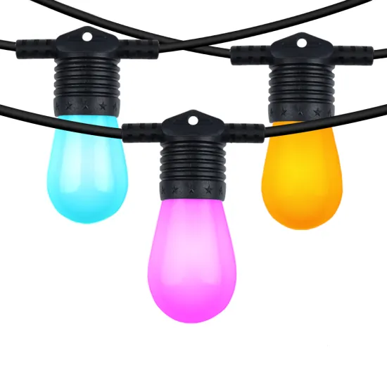 48FT Tuya App Remote Control RGBW Smart Garden Lights