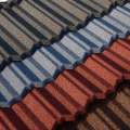 Black classical stone coated metal roof tile