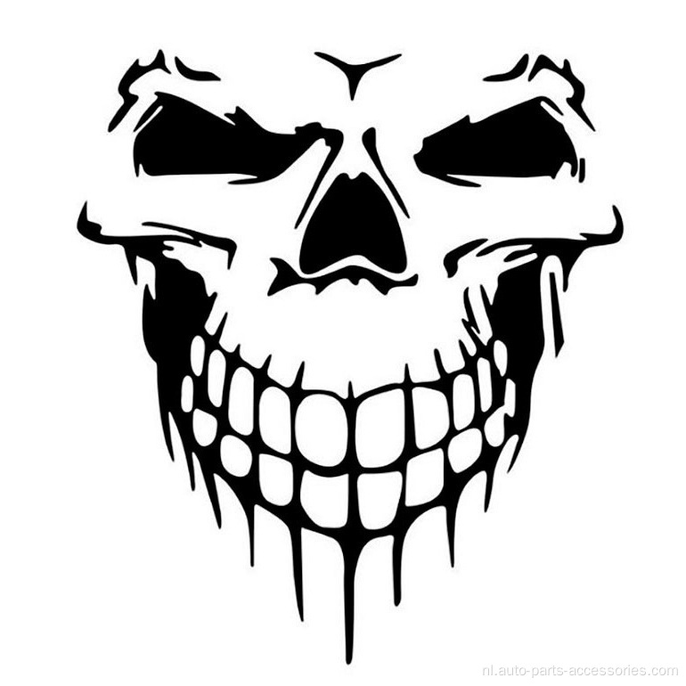 Verkoop Hot Skull Reflective Hood Cars -stickers