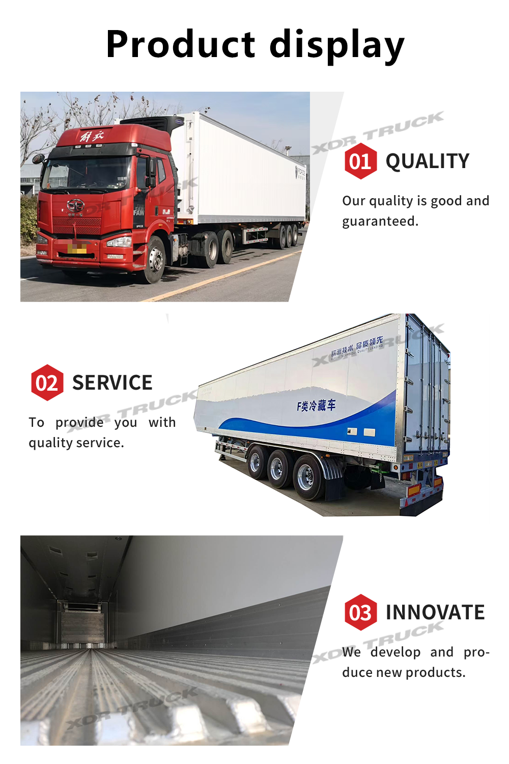 FAW trailer van truck