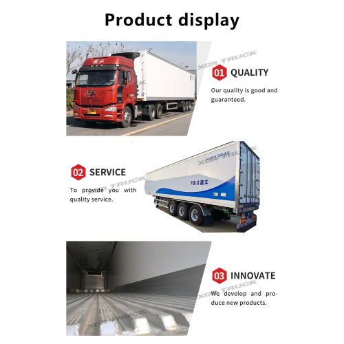 3 ejes remolque vehículo refrigerado