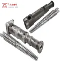 Nitrided Conical Twin Screw at Cylinder para sa PVC Sheet Manufacturing