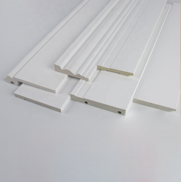 Weißes primiertes PS -Ablaufprofil Polystyrol -Baseboardverkleidung für Hotelinnenräume
