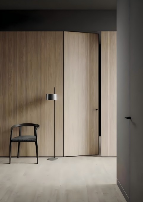 Porta invisível de luxo personalizada para toda a casa