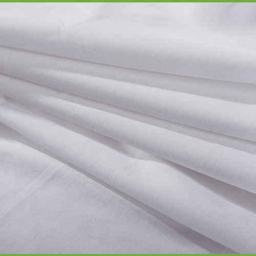 Poly/Cotton Plain Sateen White Flat Sheet