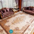 10&#39;x14 &#39;Handmade Beżowy Tabriz Silk Carpet NY1591