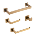 Square Gold Color Wall Mount 304 Stainless Steel Bathroom Accessories: HONGT-1014