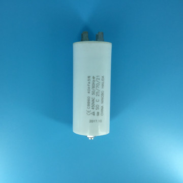 UL Listed CBB60 40uF 450VAC Capacitor for Motor EN60252