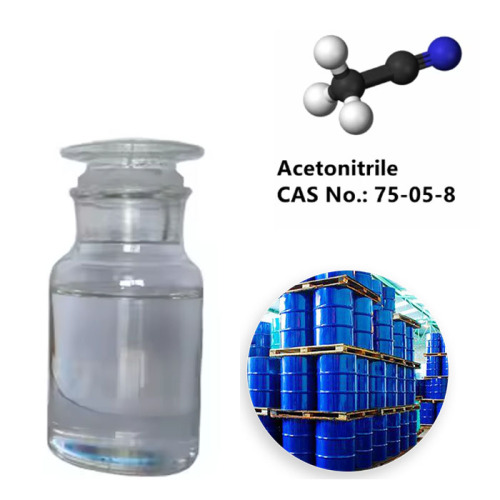 Solvente de acetonitrila de grau industrial 99,9% CAS 75-05-8