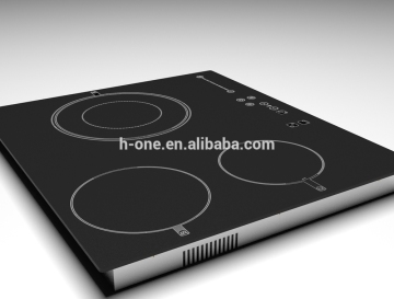 elettrodomestico da cucina, pentole a induzione a 3 bruciatori, cottura, stufa