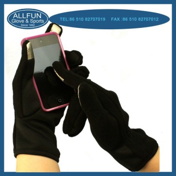 2015 new design warm polar fleece sofie women's smartphone gloves