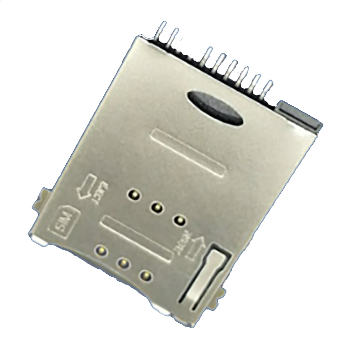 SIM Series 8Pin με Boss Front SMT Connector