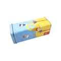 Placa de lata Caixa de biscoito retangular Tanque de armazenamento infantil