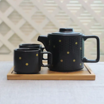 Custom Porcelain Tea Set with Personalized Logo for Afternoon Tea