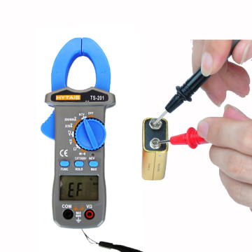 TS201 True RMS and Data Hold LCD Display Clamp Meter