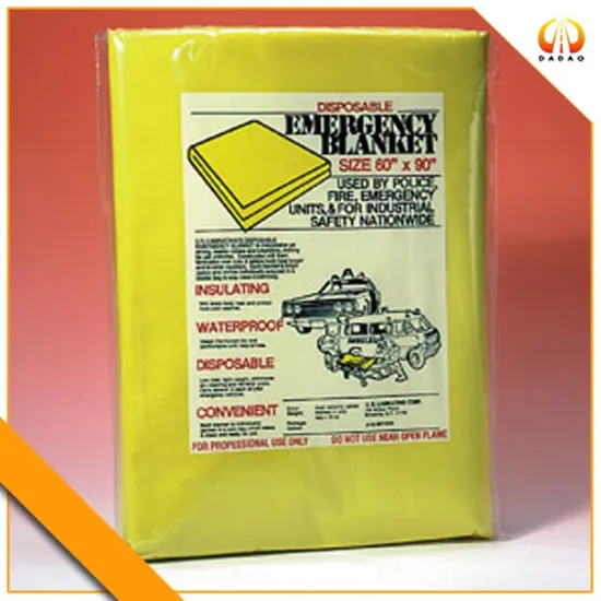 camping foil blankets with logo for survival kit earthquake