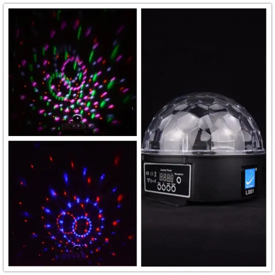 Dj Crystal Magic Ball Disco LED Stage Light