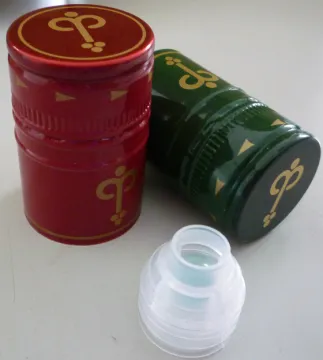 Aluminum Non Refillable Caps threaded ROPP