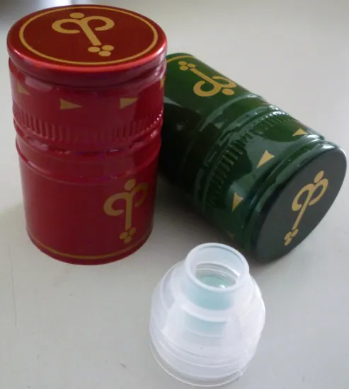 Aluminum Non Refillable Caps threaded ROPP