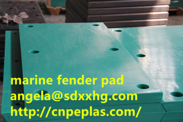 UHMW fender frontal pads / Marina Fendering System/ Marina fender