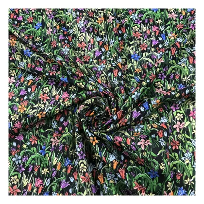 Summer Baby Fabric: Small Flower Print Liberty London Cotton