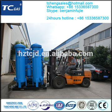 Replacement of cylinder using Oxygen Machine to produce Oxygen filling into cylinder