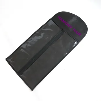 PVC window hair box packaging with insert /luxury custom plastic hair packaging bags/nonwoven hair packaging bags wholesale