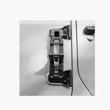 OMU Genesis Series Black Door Step for Jeep Wrangler JK JL 4x4 Offroad Folding Door Hinge