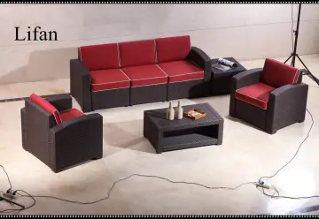 high quality Simple design patio rattan sofa
