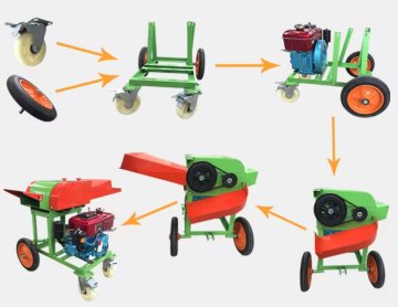 2024 New Multifunctional 220V Crusher for Corn, Peanuts, Seedlings, Straw, and Cattle/Sheep Breeding