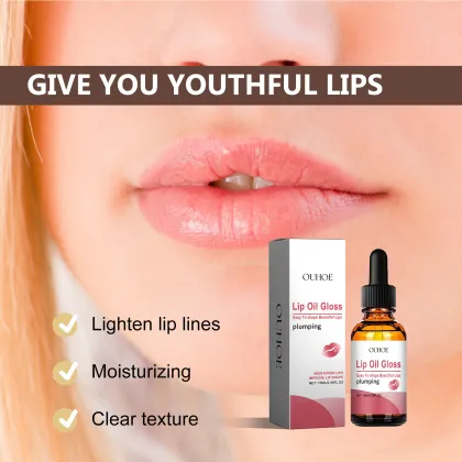 OUHOE Lip Oil: Moisturizing & Anti-Dryness Lip Treatment