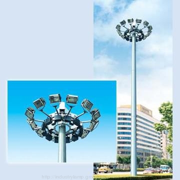 20 Meter stadium steel   high mast light pole square