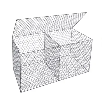 HDG Steel Gabion Mesh: ASTM Galvanized Wire Cage Box - 2x1x1 Specifications