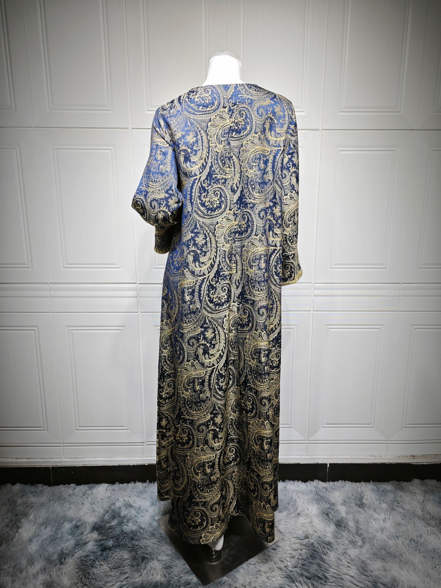 Embroidery Abaya Dress AB487 (6)