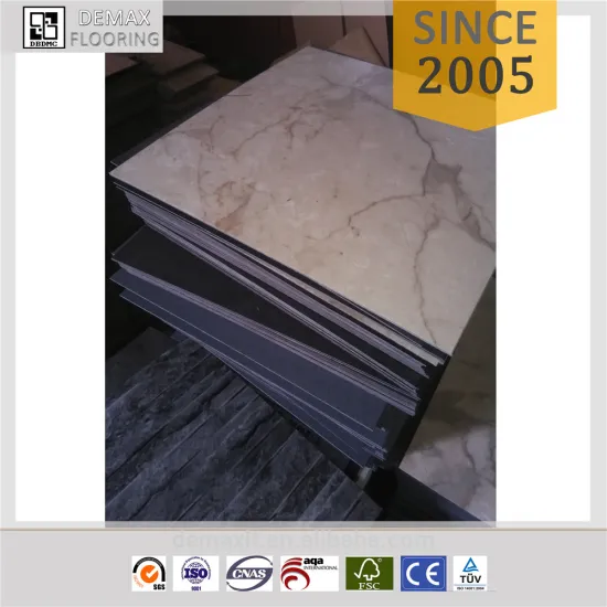 walk comfortable 5mm flexible looselay pvc vinyl floor tile of 4-5mm