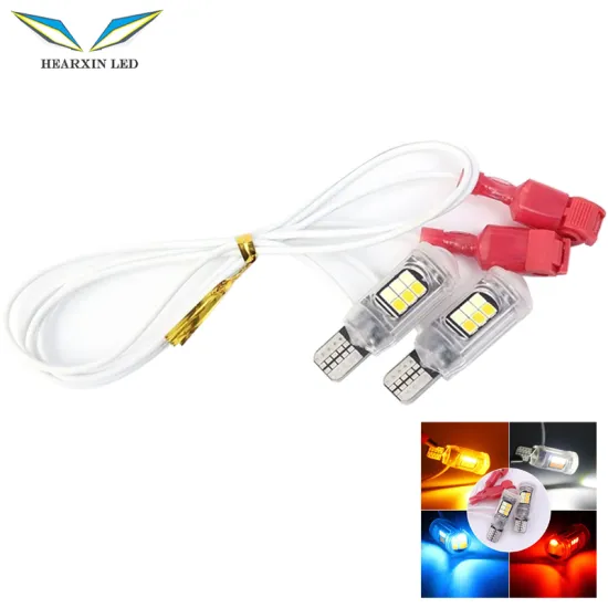 High Brightness T10 T15 LED Indicator Light - Bi-color Turn Signal Tail Lamp