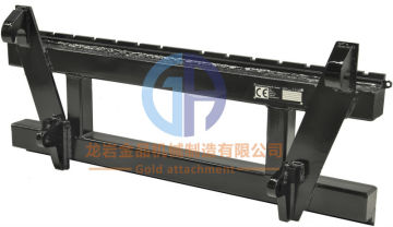 fork carriage for skid steer and wheel loader