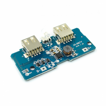 18650 Dual Micro USB 3.7V to 5V 2A Boost Mobile Power Bank Charger PCB Board Module