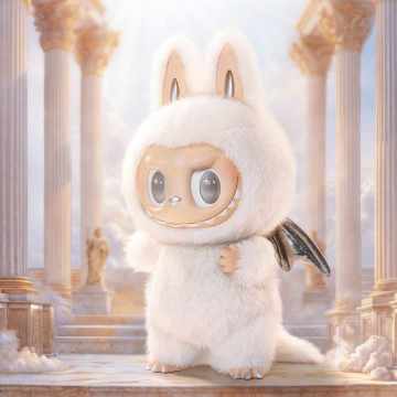 Grosir Pop Mart Labubu Zimomo Angel dari Cloud Plush Doll