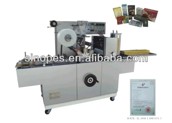 BTB-350 Cellophane wrapping machine
