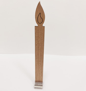 Wood Wick Factory: Christmas Design Wood Wicks with Metal Holders for Candle Making