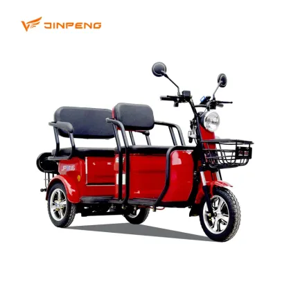 Electric Passenger Tricycle Cargo Trike with 3 Seats