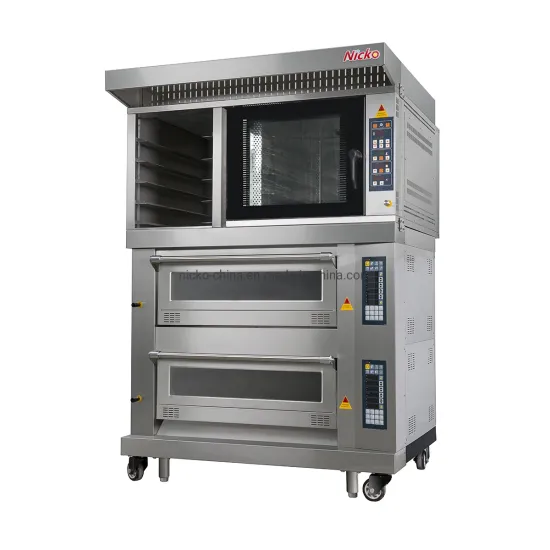 Professional Combination Bakery Equipment Commercial Convection Oven Electric Deck Oven+Proofer