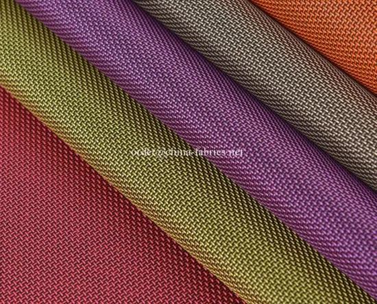 Polyester two tone Jacquard cross oxford fabric for bag