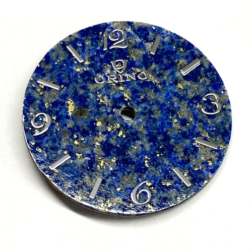 Lapis lazuli semi-précieux cadran en pierre bleue