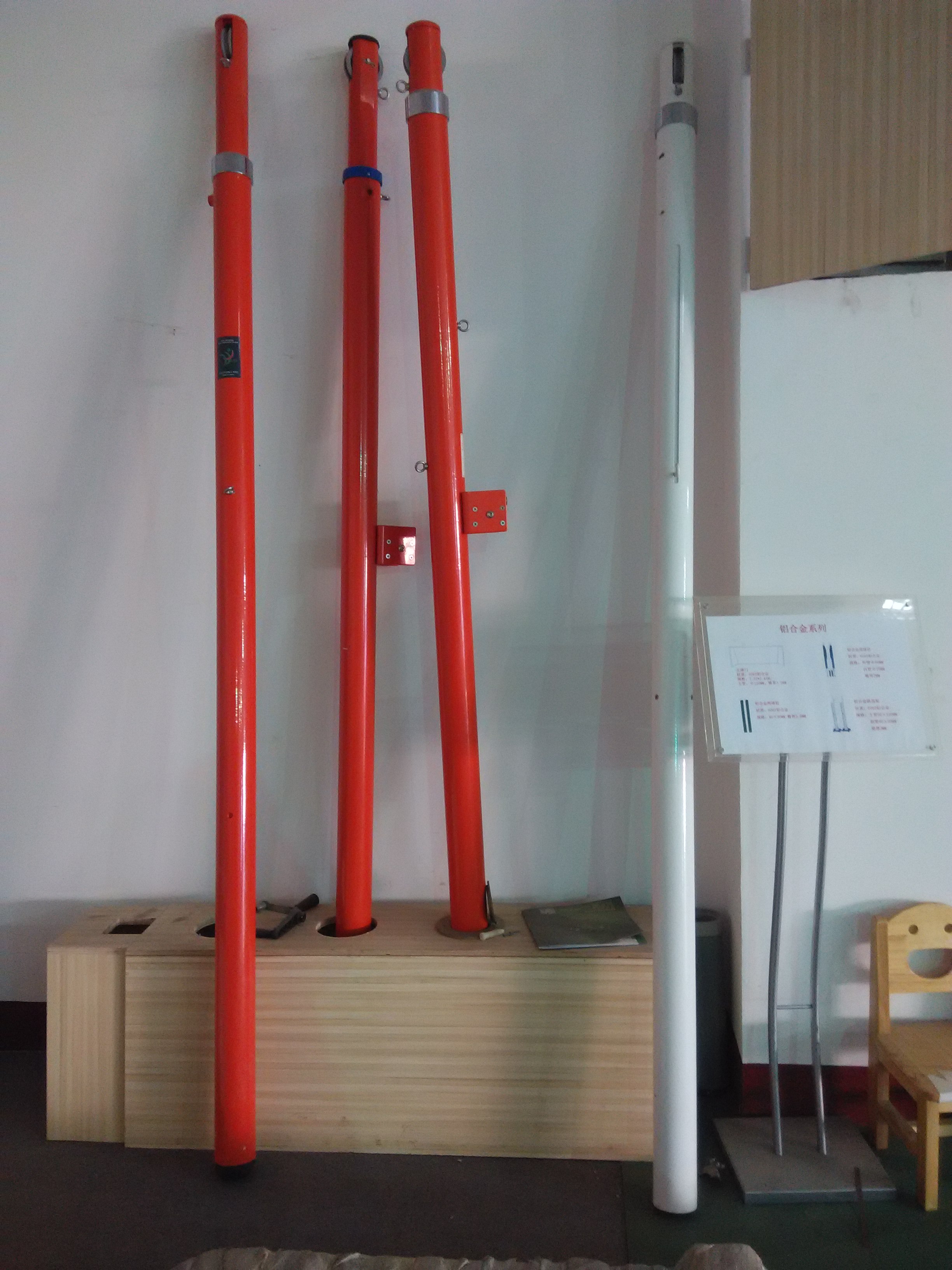 Aluminum alloy straight inserting volleyball post(hand fit)