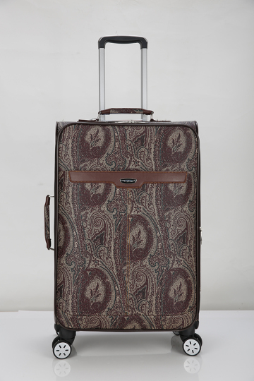 PU leather soft vintage luggage