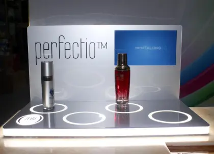 APEX Large Led screen Display Beauty Stand