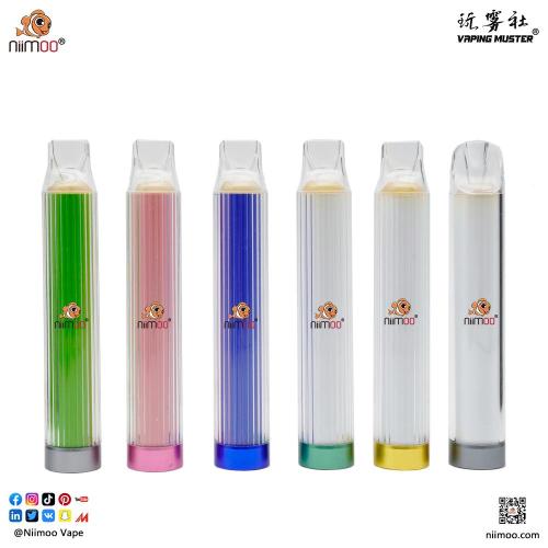 Vape 800 Puffs Transparent Double Colour Vape Pod 1000 Puffs Supplier